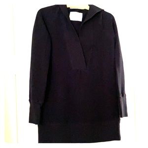 Loft Lounge black hoodie with deep v-neck